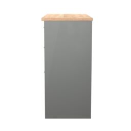 Ready Assembled 2 U Surrey 3 Drawer Vanity (Ready Assembled) in Grey - Size: Medium - thumbnail 3
