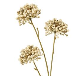 Hill Interiors Allium Spray Artificial Flower in Brown - thumbnail 3