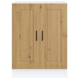 Berkfield Home Kitchen Base Cabinet¬†Porto Artisan Oak Engineered Wood in Brown - thumbnail 4