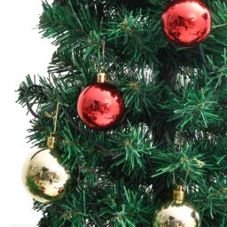 Berkfield Home Christmas Cactus with Stand & LED Green 180 cm PVC - thumbnail 5