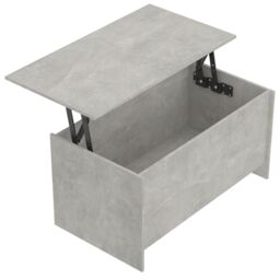 Berkfield Home Coffee Table Concrete Grey 102x55.5x52.5 cm Engineered Wood - thumbnail 6