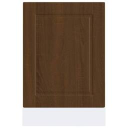 Berkfield Home Dishwasher Panel Porto Brown Oak 45x1, 5x67 cm Engineered Wood - thumbnail 4