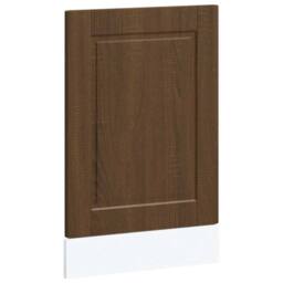 Berkfield Home Dishwasher Panel Porto Brown Oak 45x1, 5x67 cm Engineered Wood - thumbnail 1