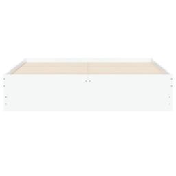 Berkfield Home Bed Frame with Drawers without Mattress White 150x200 cm King Size - thumbnail 6