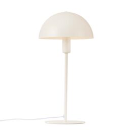 Nordlux Modern Indoor Table Lamp Brown Metal E14 Dome Shade - Mains Powered, IP20 in Beige - thumbnail 2