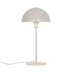 Nordlux Modern Indoor Table Lamp Brown Metal E14 Dome Shade - Mains Powered, IP20 in Beige - thumbnail 1