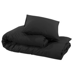 Berkfield Home Duvet Cover Set Black 200x220 cm Light-weight Microfiber - thumbnail 6
