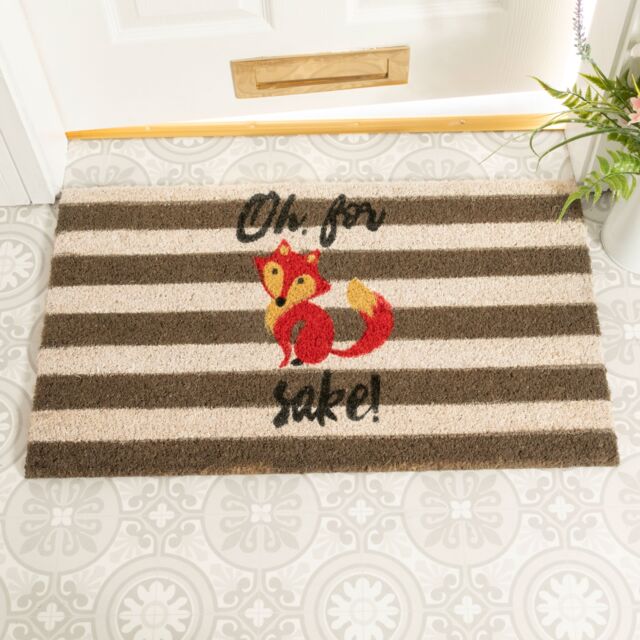 Artsy Mats Fox Sake Large Doormat - Size: 45 cm x 75 cm - image 1