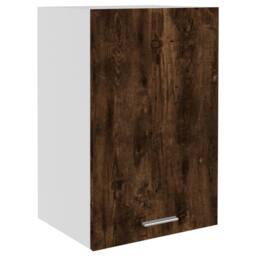 Berkfield Home Hanging Cabinet Smoked Oak 39.5x31x60 cm Engineered Wood in Brown - thumbnail 2