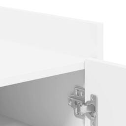 Berkfield Home Shoe Cabinet White 52x37.5x100 cm Engineered Wood - thumbnail 8