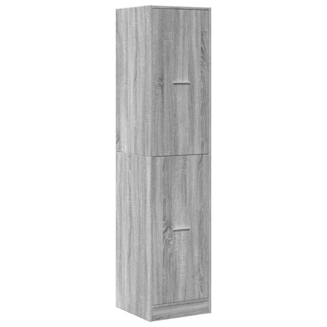 Berkfield Home Elegant Apothecary Cabinet¬†Grey Sonoma 40x41x174.5 cm Engineered Wood in Grey - image 1