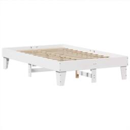 Berkfield Home Bookcase Bed without Mattress White 140x190cm Solid Wood Pine - Size: 140x190 cm - thumbnail 5