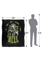 Warner Brothers Beetlejuice 50x60 Stepdad Silky Touch Super Soft Throw Blanket in White - thumbnail 5