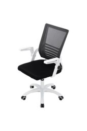 Living and Home Office Desk Swivel Chair Computer Ergonomic Chair in Black - thumbnail 3