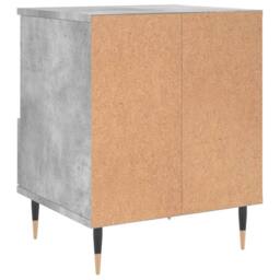Berkfield Home Modern Bedside Cabinets 2 pcs Concrete Grey 40x35x50 cm Engineere - Size: 40 x 35 x 50 cm - thumbnail 9
