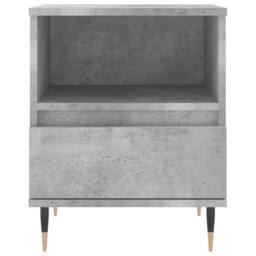 Berkfield Home Modern Bedside Cabinets 2 pcs Concrete Grey 40x35x50 cm Engineere - Size: 40 x 35 x 50 cm - thumbnail 7