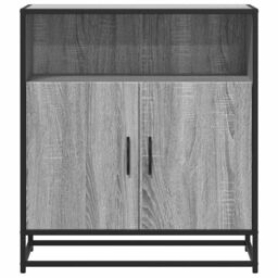 Berkfield Home Sideboard Grey Sonoma 68x35x76 cm Engineered Wood - Size: 68 x 35 x 76 cm - thumbnail 4