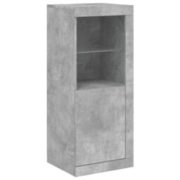 Berkfield Home Sideboards with LED Lights 3 pcs Concrete Grey Engineered Wood - thumbnail 8
