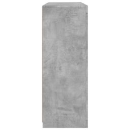 Berkfield Home Sideboards with LED Lights 3 pcs Concrete Grey Engineered Wood - thumbnail 9