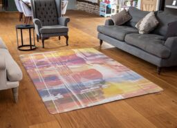 Benjamin Tate Design Shades Of Glam Rug in Natural - Size: Large - thumbnail 2