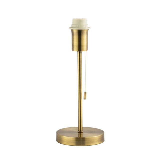 Happy Homewares Traditional & Classic Table Lamp Base with Pull Cord Switch in Metallic Gold - image 1