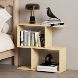Levede 20cm Slide Table for Living Room Sofa End Narrow Space Storage in Natural - thumbnail 3