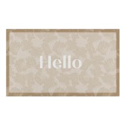 Artsy Mats Mocha Brush Hello Indoor Outdoor Doormat (70 x 40cm) in Beige - Size: 40 cm x 70 cm - thumbnail 2