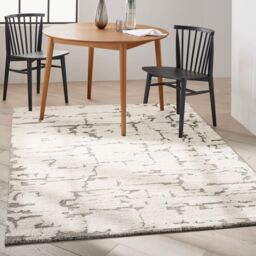 The Rug Shop UK Grey Handmade Wool Abstract Luxurious Easy To Clean Area Rug - Size: 240 cm x 300 cm - thumbnail 3