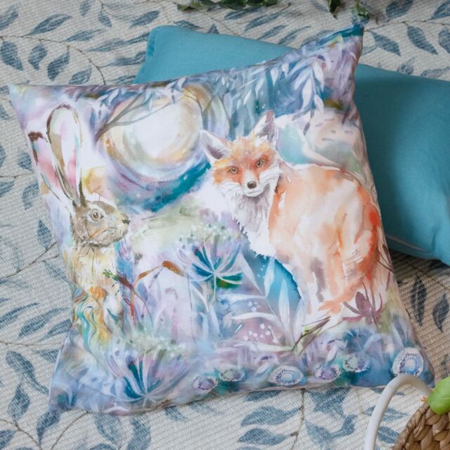 Voyage Maison Fox & Hare Water & UV Resistant Outdoor Cushion - Size: 43 cm x 43 cm - image 1