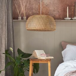 ValueLights Perugia Natural Ceiling Light Pendant - thumbnail 1