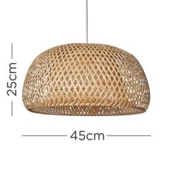 ValueLights Perugia Natural Ceiling Light Pendant - thumbnail 6