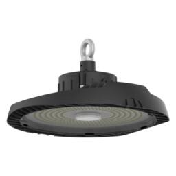 First Choice Lighting Set of 2 High Bay - 150W LED IP65 UFO Style Commercial Warehouse Light in Black - thumbnail 2