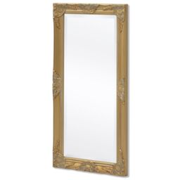 Berkfield Home Wall Mirror Baroque Style 100x50 cm Gold - thumbnail 4