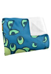 Scooby Doo Blanket, 152x127 cm Ruh Roh Eyes Silky Touch Super Soft Throw Blanket in White - thumbnail 3
