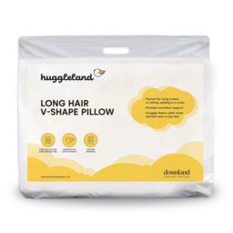 OHS V Shape Pillow Cushion Shaggy Neck Shoulder Support in Grey - thumbnail 5