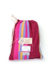 Amazonas Barbados Family Hammock - Brazilian Cotton, Cocoon Style in Pink - thumbnail 3