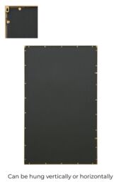 "MirrorOutlet Gold Modern Wall & Leaner Mirror 71"" X 43"" (180 x 110CM) - Size: 1 Pack" - thumbnail 5