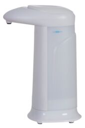 Orsina Battery Operated Lotion & Soap Dispenser, Large Capacity Wall Soap Dispenser, Dispenser For Washroom in White - thumbnail 3
