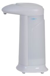 Orsina Battery Operated Lotion & Soap Dispenser, Large Capacity Wall Soap Dispenser, Dispenser For Washroom in White - thumbnail 1