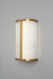 BHS Lighting Amie CCT LED Bathroom Wall Light in Metallic Gold - thumbnail 1