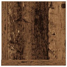 Berkfield Home Wall Shelves 2 pcs Old Wood 100x16.5x16.5 cm Engineered Wood in Brown - thumbnail 6