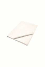 Murmur ' 250TC' Plain Dye Flat Sheet in Ivory - Size: Super King Flat - thumbnail 1