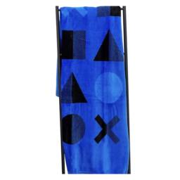 Playstation Fleece Dot Blanket in Bright Blue - Size: Crib - thumbnail 2