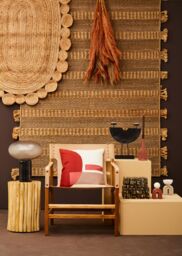 Orsina Bosie Demir Oval Rug in Brown - Size: 100 cm diameter - thumbnail 2