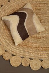 Orsina Bosie Demir Oval Rug in Brown - Size: 100 cm diameter - thumbnail 3
