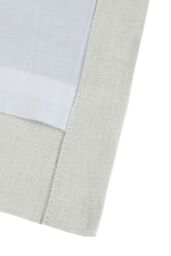 Lazy Linen Pure Washed Linen Lined Eyelet Curtains in White - Size: 167 cm width x 183 cm drop - thumbnail 2