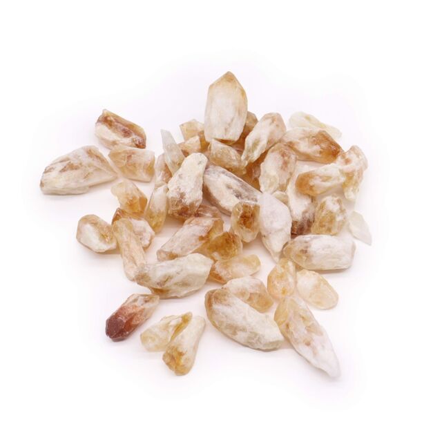 KDMD Raw Crystals (500gm) - Citrine Rough Points in Brown - image 1