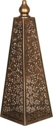 Luxform Battery Luxor Style Pyramid Lamp in Bronze - thumbnail 2
