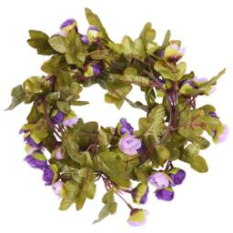 Berkfield Home Realistic Christmas Flower Garlands 6 pcs Light Purple 215 cm - thumbnail 3
