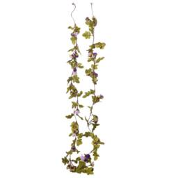Berkfield Home Realistic Christmas Flower Garlands 6 pcs Light Purple 215 cm - thumbnail 4